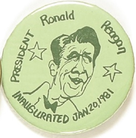Reagan Unusual 1981 Inaugural Pin