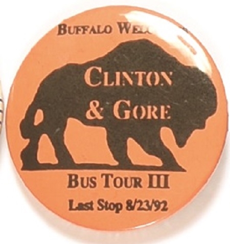 Clinton and Gore Buffalo Bus Tour