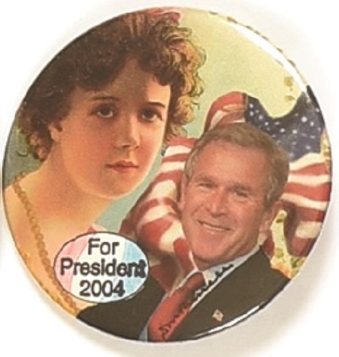 Bush and Child One of a Kind Pin by David Russell