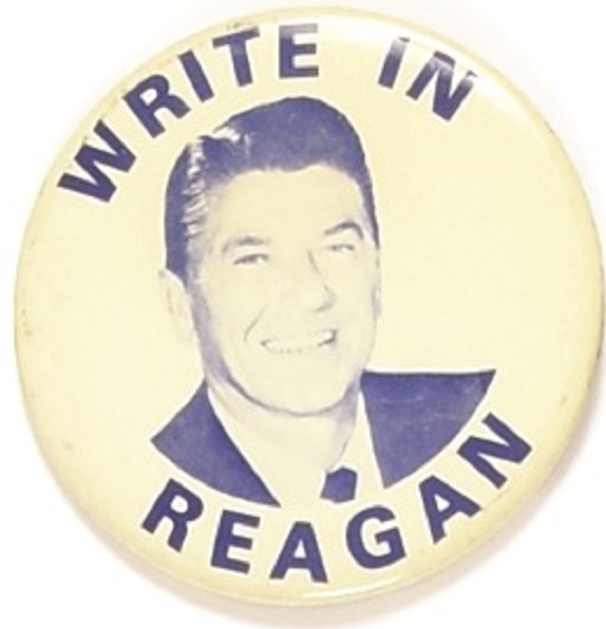 Write in Reagan
