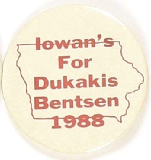 Iowans for Dukakis, Bentsen