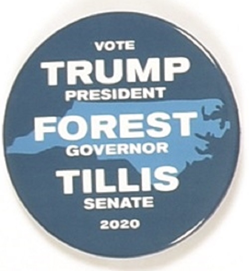 Trump, Forest, Tillis North Carolina Coattail