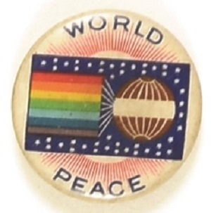 World War I Era World Peace Pin