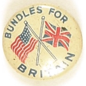 Bundles for Britain World War II Litho