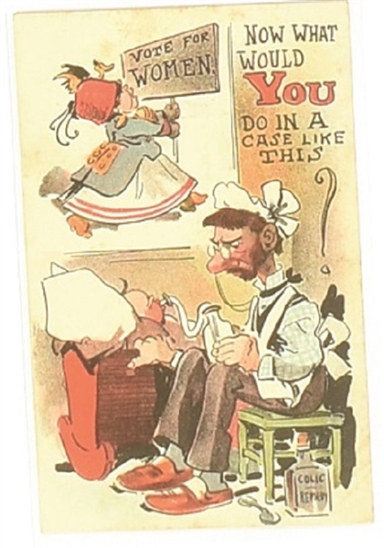 What Would You Do Anti Suffrage Postcard