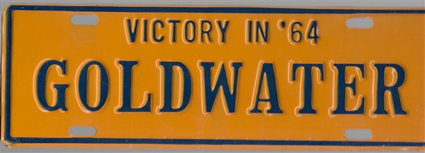Victory in ‘64 Goldwater License