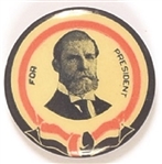 Hughes for President Rare 1 1/4 Inch Celluloid