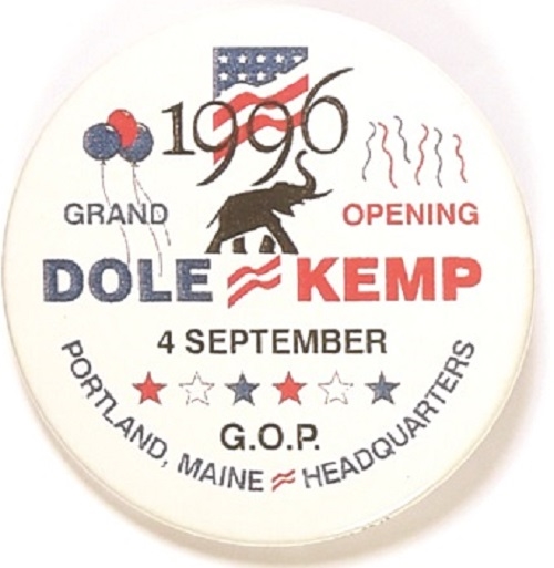 Dole, Kemp Maine Headquarters Grand Opening