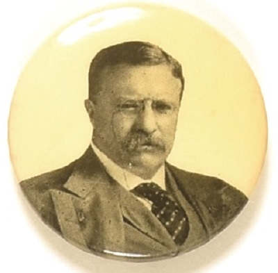 Theodore Roosevelt Unusual Celluloid, Later Photo