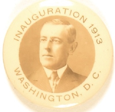 Wilson 1913 Inauguration Celluloid