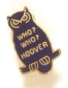 Who? Who? Hoover Enamel Owl