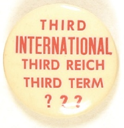 Anti FDR Third International, Third Reich
