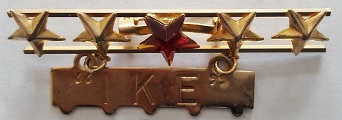Eisenhower 5-Star Jewelry Pin