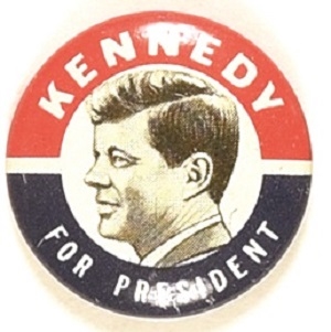 Kennedy Dark Blue Profile Pin