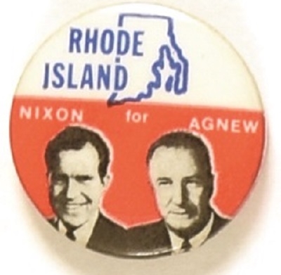 Nixon, Agnew Rhode Island State Set