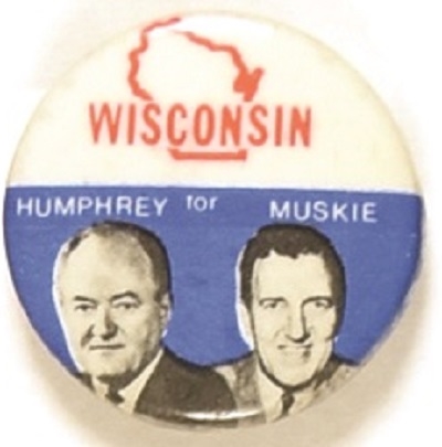 Humphrey, Muskie Wisconsin State Set