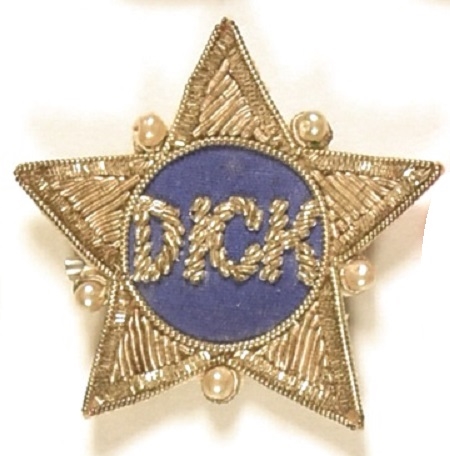 Nixon, Dick Embroidered Star Pin
