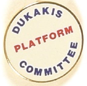Dukakis Platform Committee