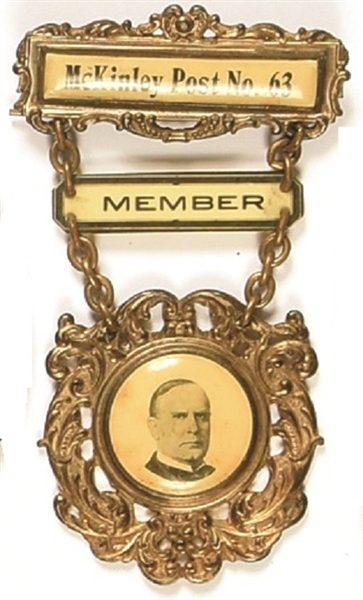 McKinley Post No. 63 Badge