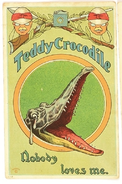 Roosevelt the Crocodile Postcard