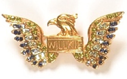 Willkie Eagle Jewelry Pin