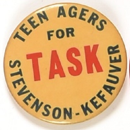 Teen Agers for Stevenson TASK Celluloid