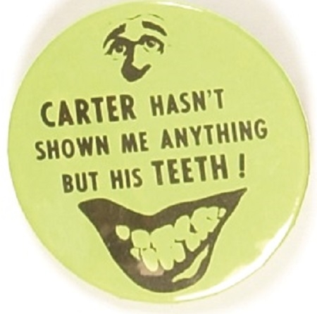 Carter Hasnt Shown Anything But His Teeth