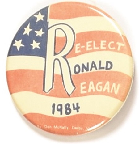 Re-Elect Reagan Darby, VT Pin