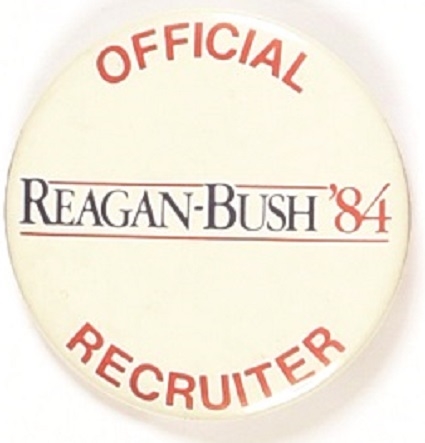 Reagan, Bush Official Recruiter