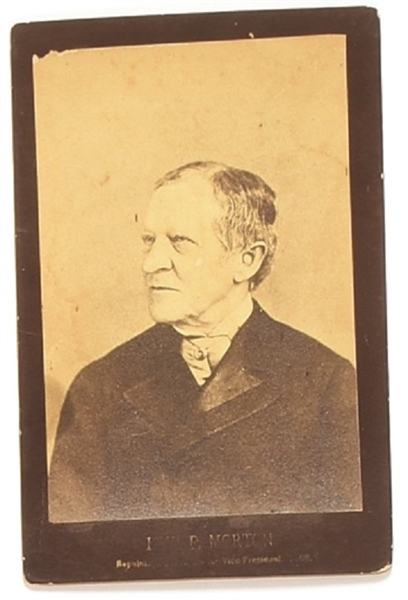 Levi Morton Cabinet Card