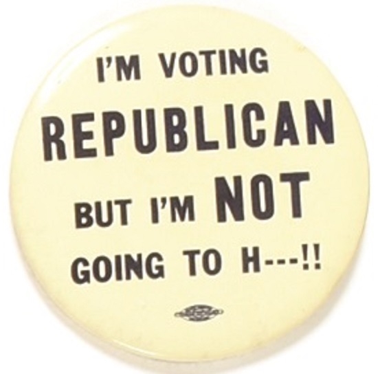 Nixon Voting Republican But Not Going to Hell
