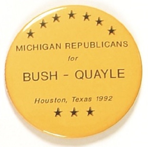 Bush, Quayle Michigan Republicans