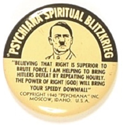 Hitler Psychiana Spiritual Blitzkrieg