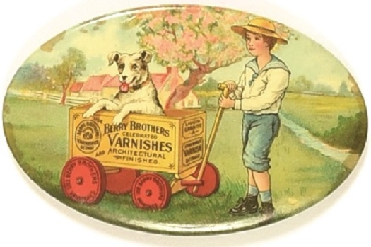 Berry Brothers Varnishes Advertising Mirror