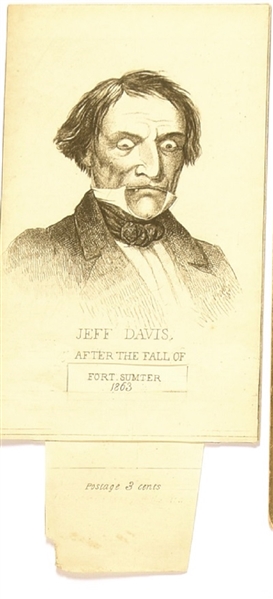 Jefferson Davis Mechanical Card