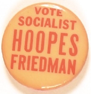 Hoopes and Friedman Vote Socialist