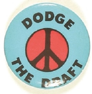 Dodge the Draft Peace Sign