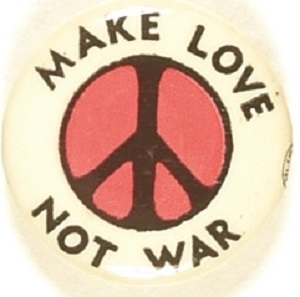 Make Love Not War Peace Sign