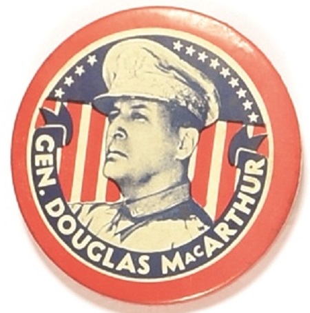MacArthur in Uniform Large Celluloid