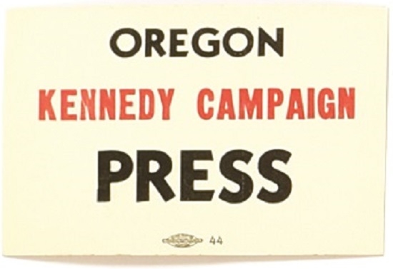 Oregon Kennedy Campaign Press