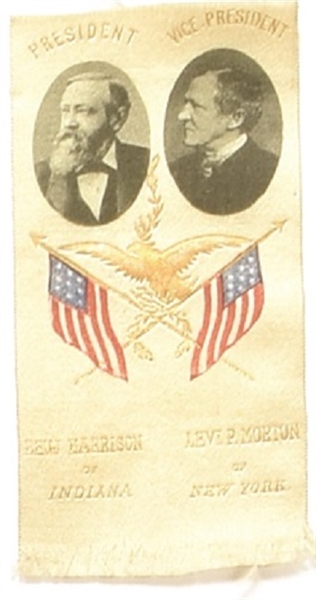 Harrison, Morton Flag and Eagle Ribbon
