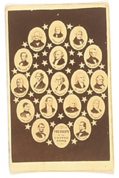 Andrew Johnson and the Presidents CDV