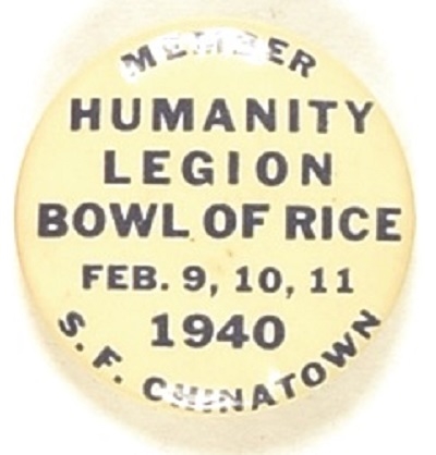 Humanity Legion 1940 Bowl of Rice