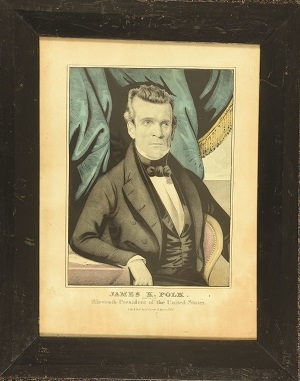 James K. Polk Currier Print
