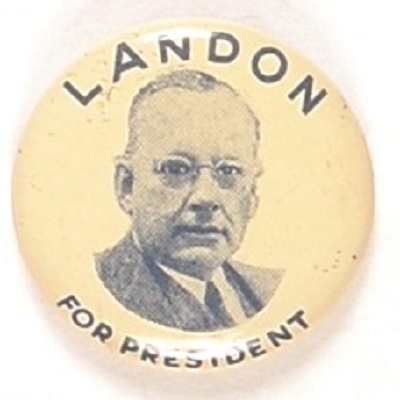 Landon for President Rare Litho