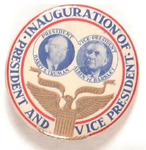 Truman and Barkley 1949 Inaugural Jugate