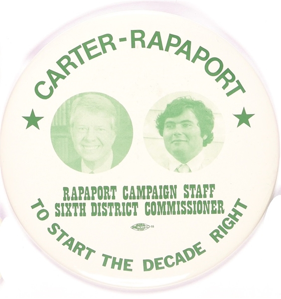 Carter, Rapaport Rare 6 Inch Coattail Celluloid
