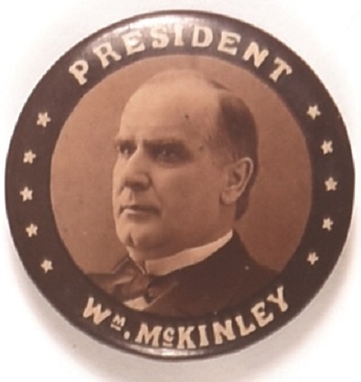 President Wm. McKinley Celluloid