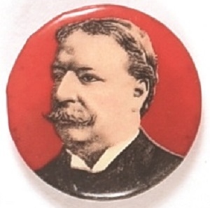 Taft Scarce Red Background Celluloid