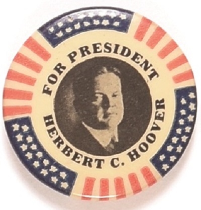 Hoover for President Stars and Stripes